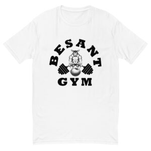 Besant Gym Fitted T-shirt (White)