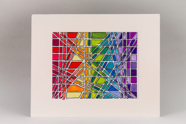 Raffle: "Pride Window '23" by Alyana Gelfand ‘76