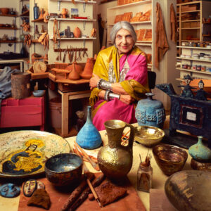 Raffle: "Beatrice Wood in her Studio" by Jim McHugh