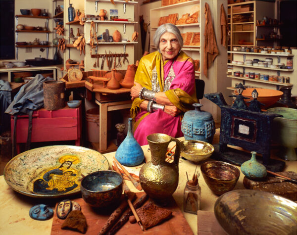 Raffle: "Beatrice Wood in her Studio" by Jim McHugh