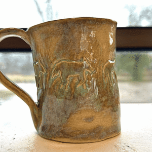 Raffle: "Coyotes Chase Their Tails" by Saskia M.