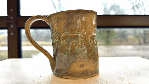 Raffle: "Coyotes Chase Their Tails" by Saskia M.